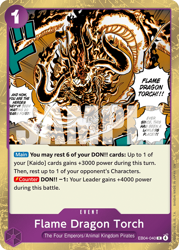 Flame Dragon Torch - OP14EB04 (040)