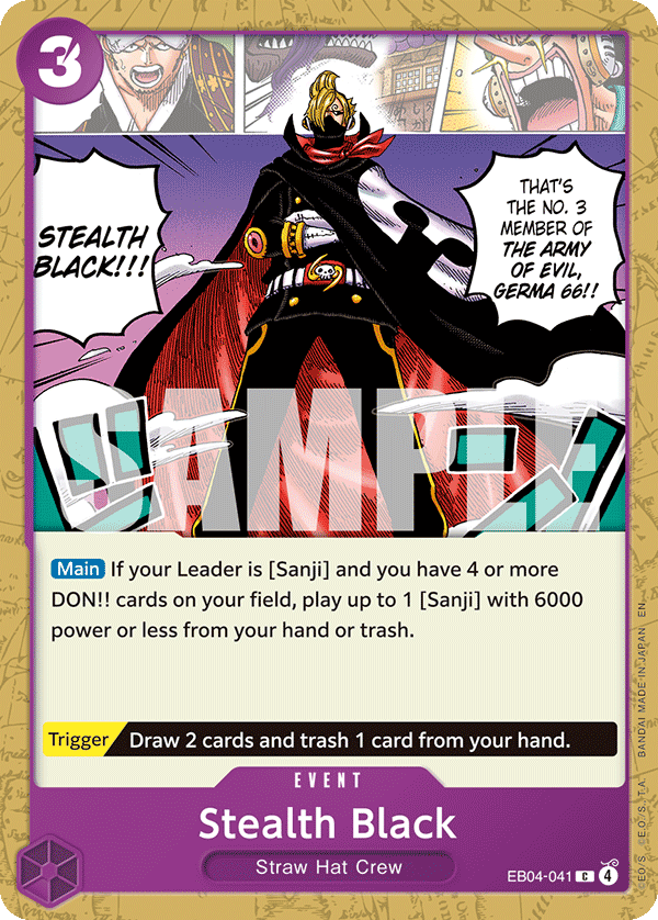 Stealth Black - OP14EB04 (041)