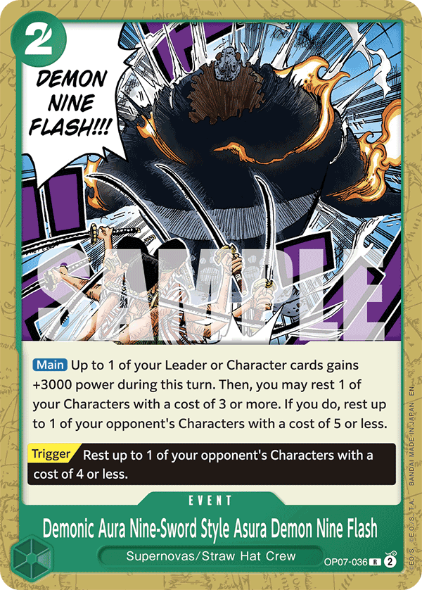 Demonic Aura Nine-Sword Style Asura Demon Nine Flash - ST24 (036_p1)