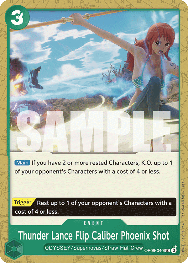 Thunder Lance Flip Caliber Phoenix Shot - OP09 (040)