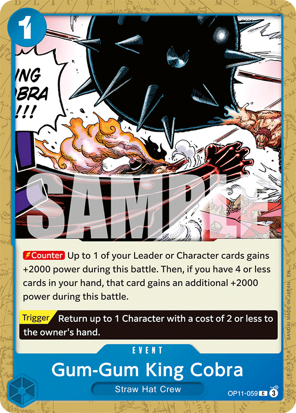 Gum-Gum King Cobra - OP11 (059)
