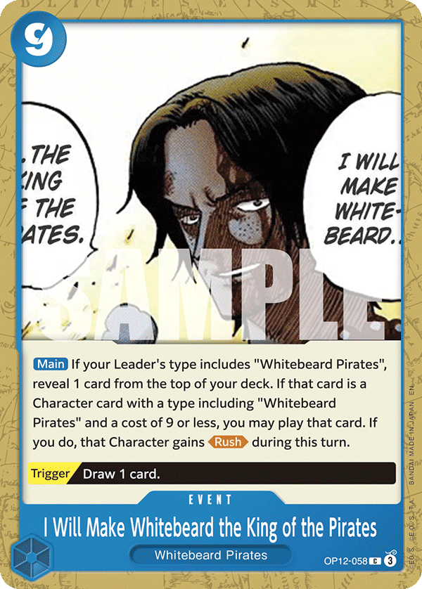 I Will Make Whitebeard the King of the Pirates - OP12 (058)