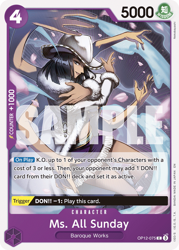 Ms. All Sunday - OP12 (075)