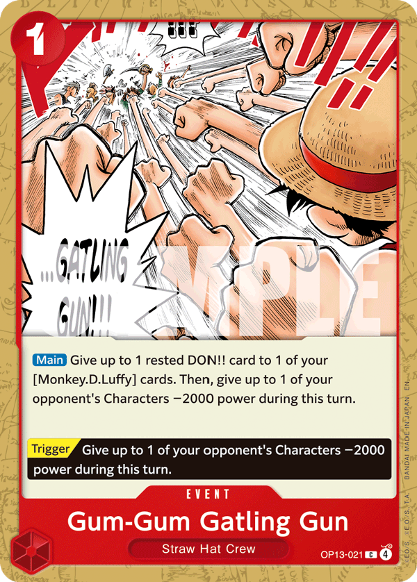 Gum-Gum Gatling Gun - OP13 (021)