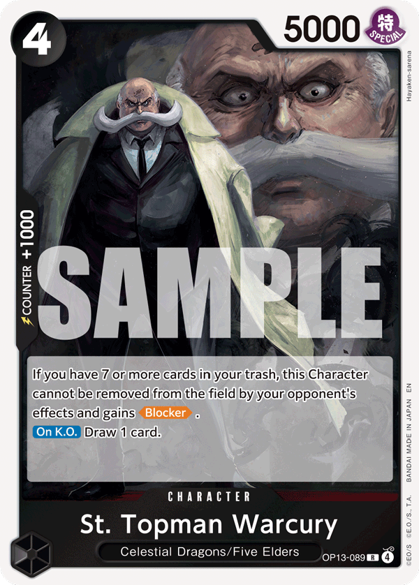 St. Topman Warcury - OP13 (089)