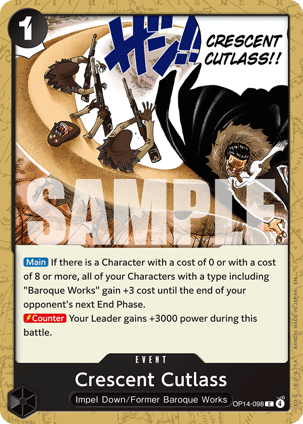 Crescent Cutlass - OP14EB04 (098)