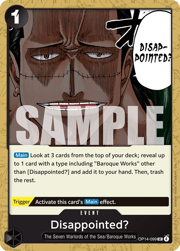 Disappointed? - OP14EB04 (099)