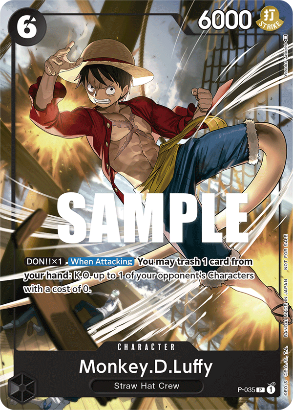 Monkey.D.Luffy - Promotion card (035)