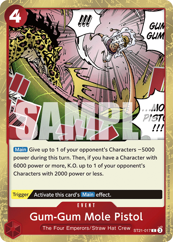 Gum-Gum Mole Pistol - ST21 (017)