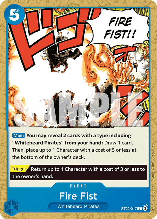 Fire Fist - ST22 (017)